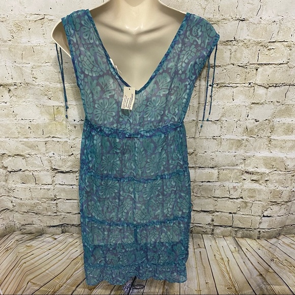 NWT American Eagle Floral Sheer Dress Coverup - Picture 4 of 5